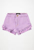 Molo Agnetha Denim Shorts in Crocus Petal